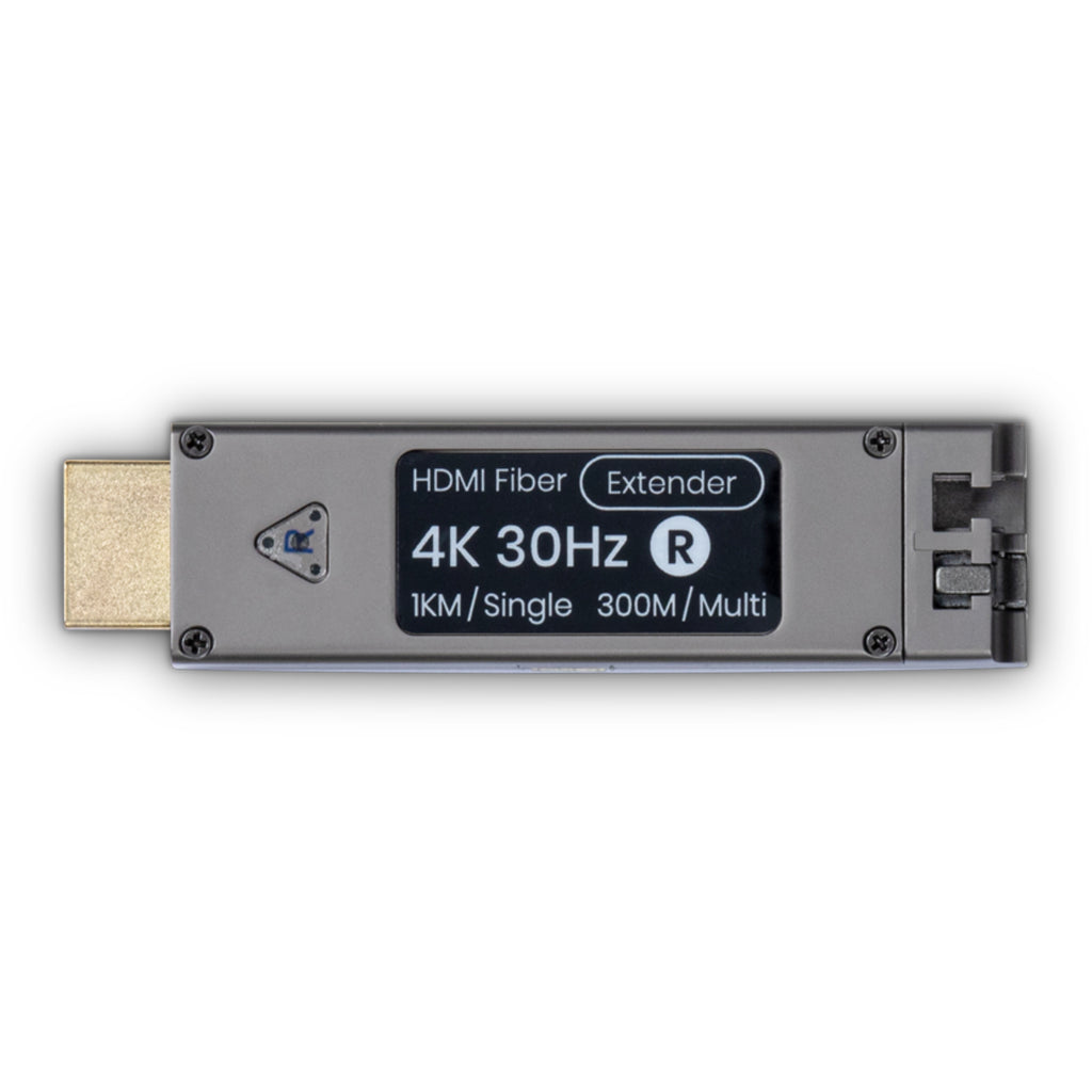 Compact 4K HDMI Extender over Fiber (1KM) Kit – HE01F-4K